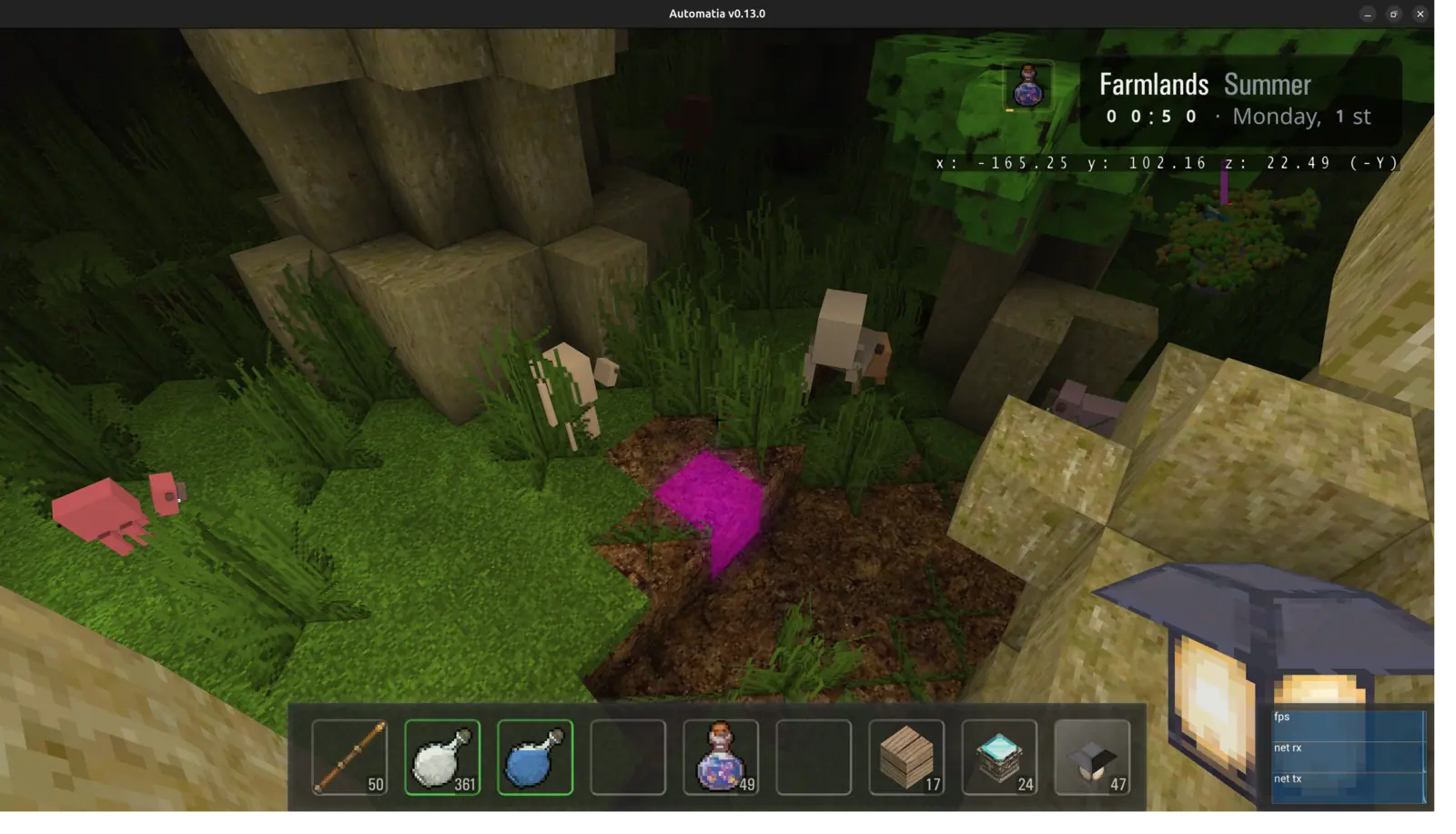 Automatia screenshot: A trend: World editing in-game