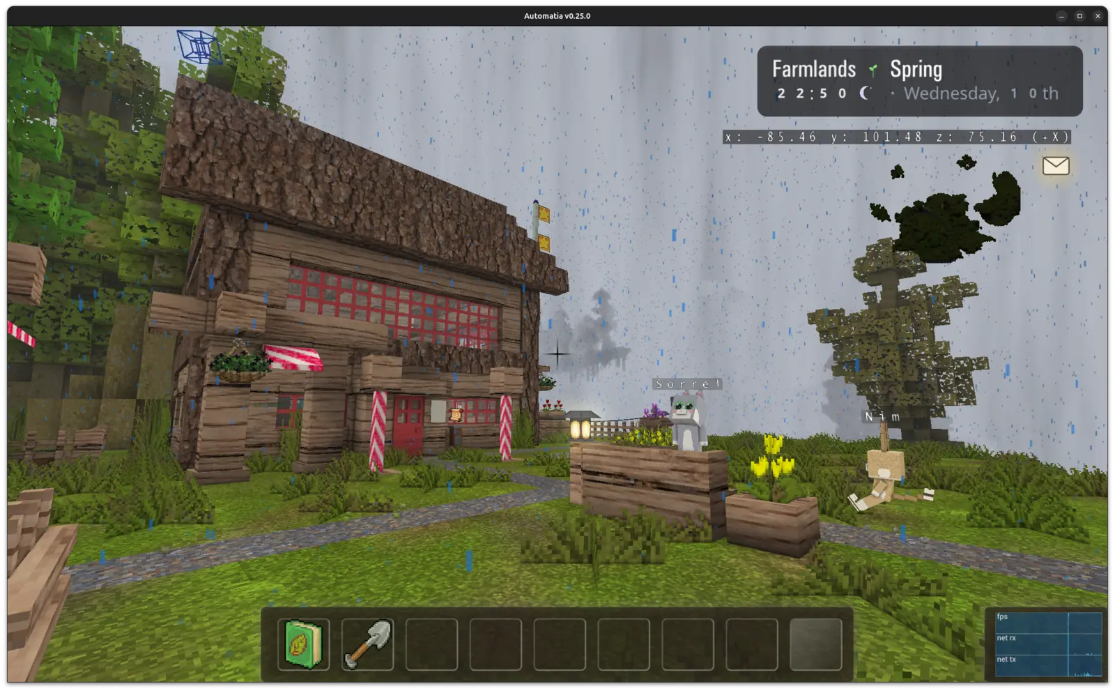 Automatia screenshot: The character creator