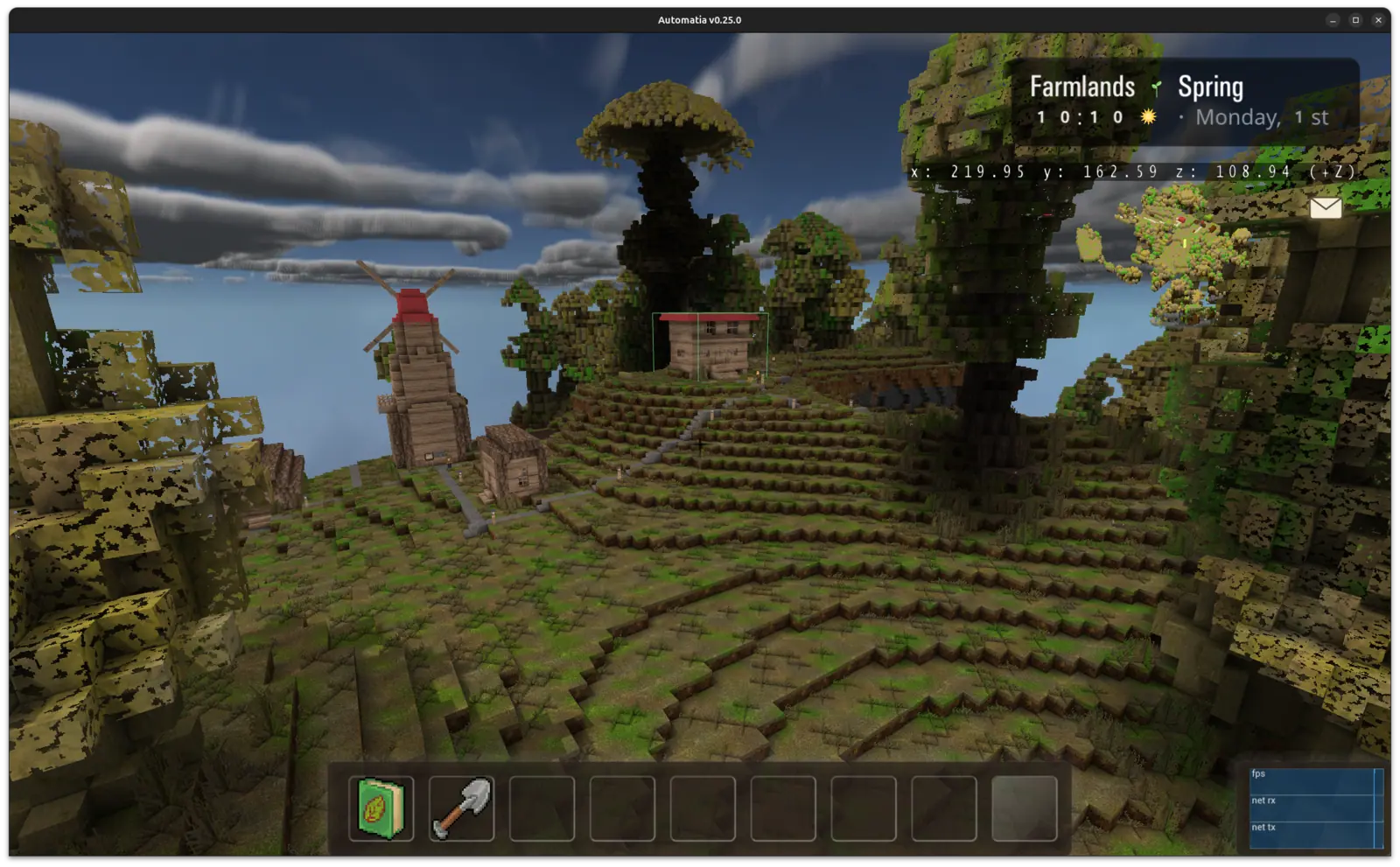 Automatia screenshot: Seasons crossfade now