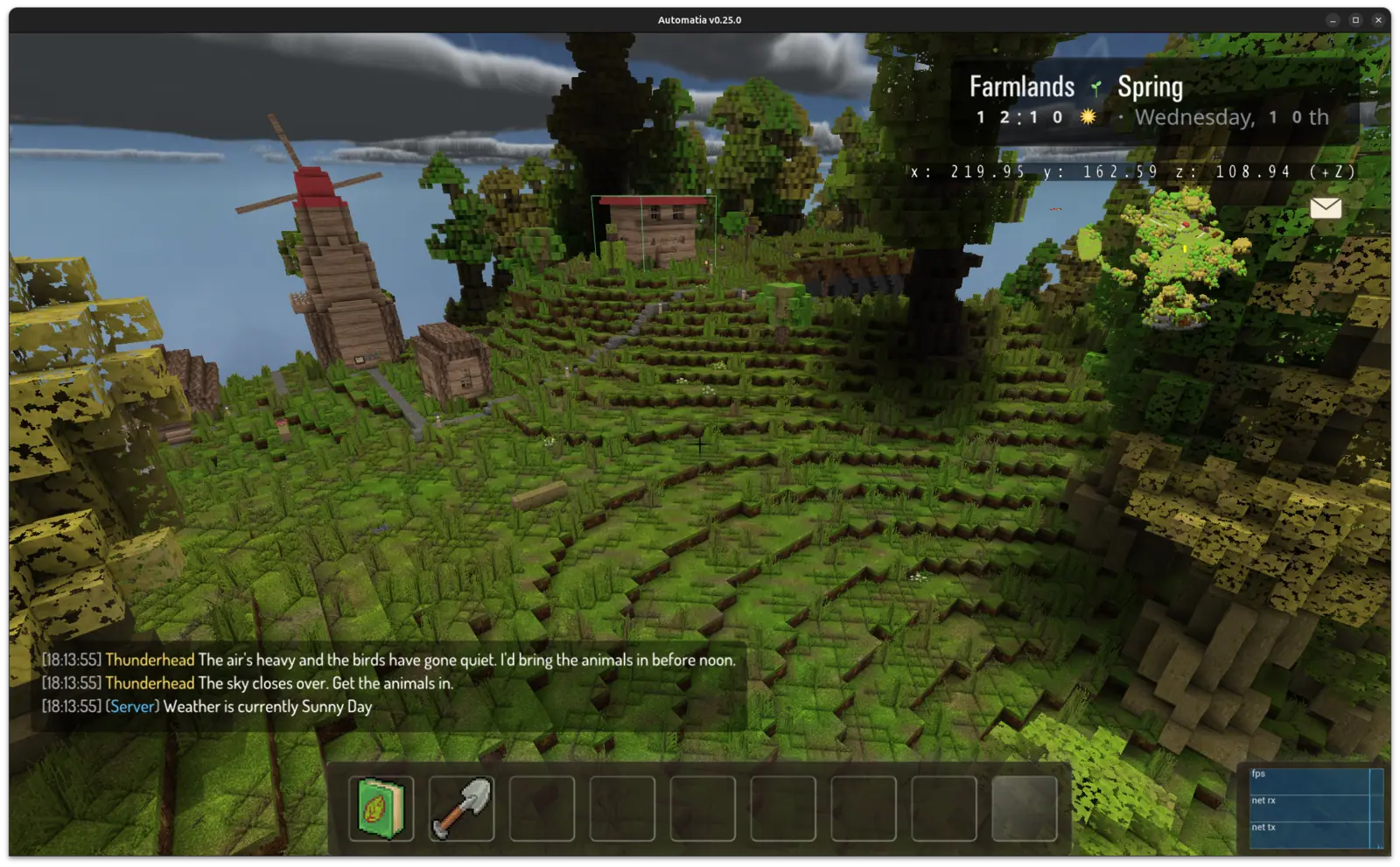Automatia screenshot: Seasons crossfade now