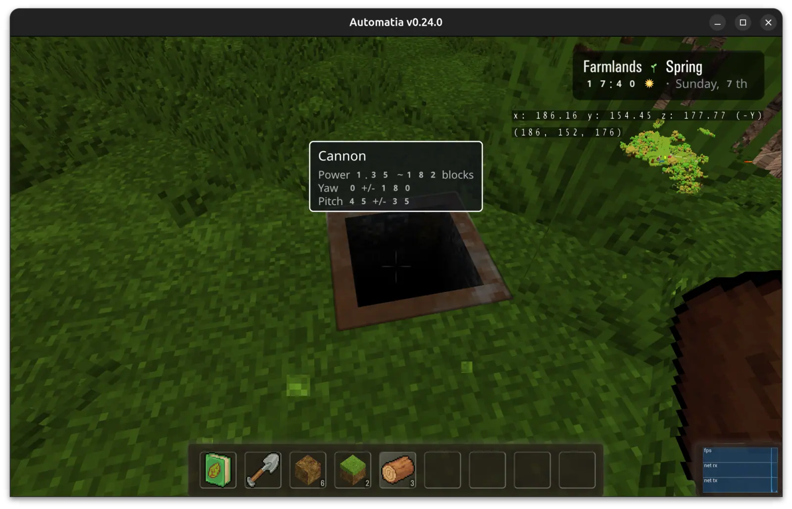 Automatia screenshot: Cannon