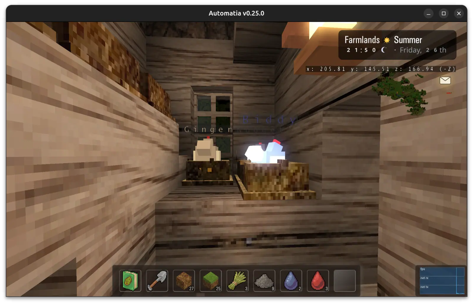 Automatia screenshot: Magic chickens