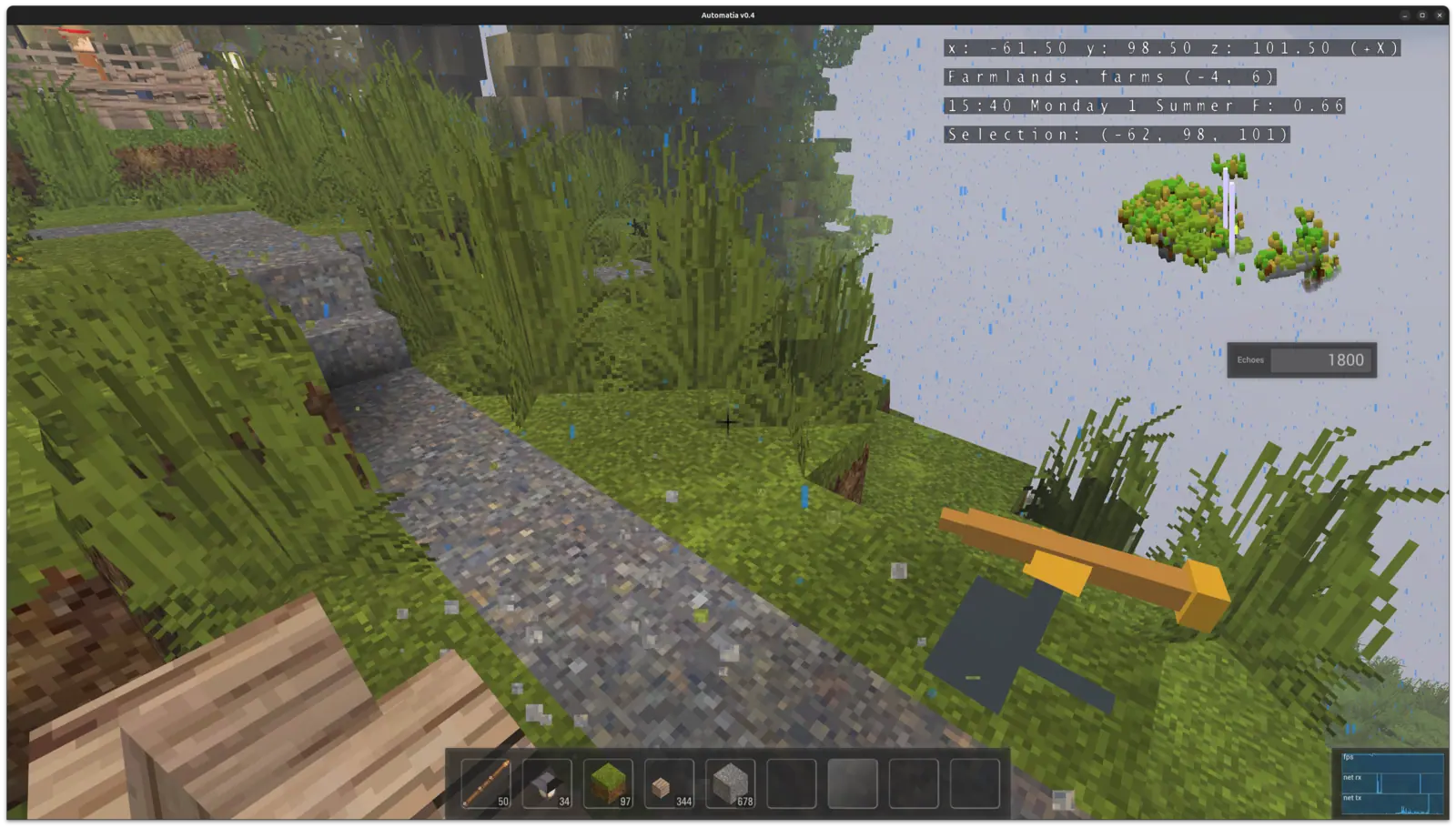 Automatia screenshot: New blocks