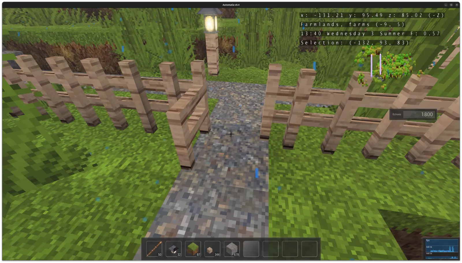 Automatia screenshot: New blocks