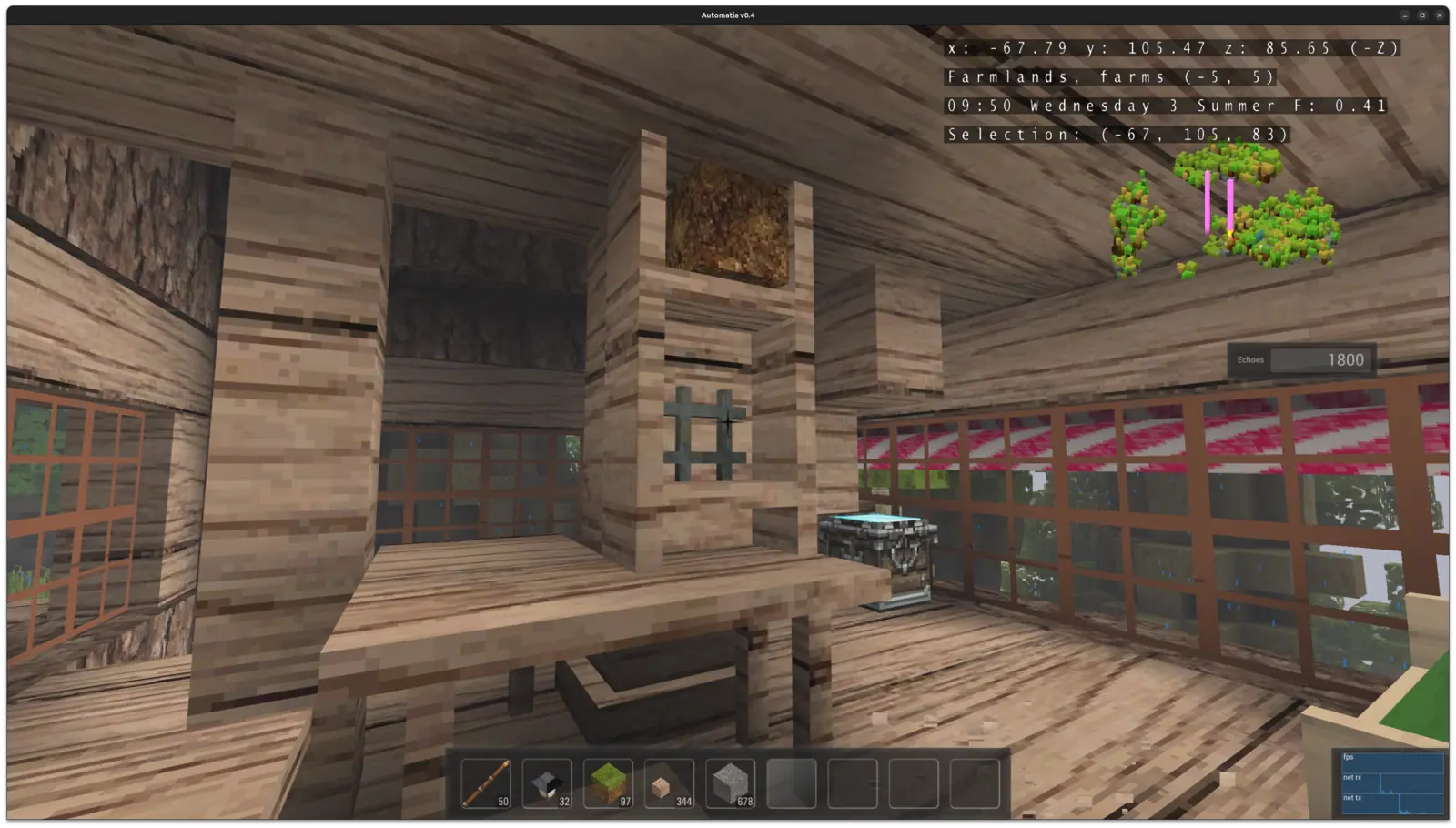 Automatia screenshot: New blocks