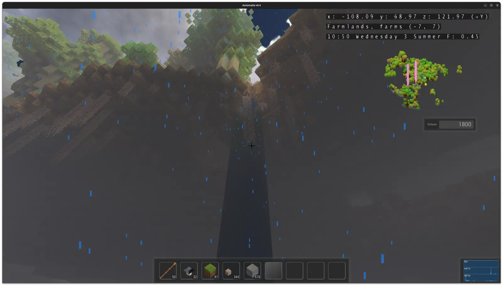 Automatia screenshot: New blocks