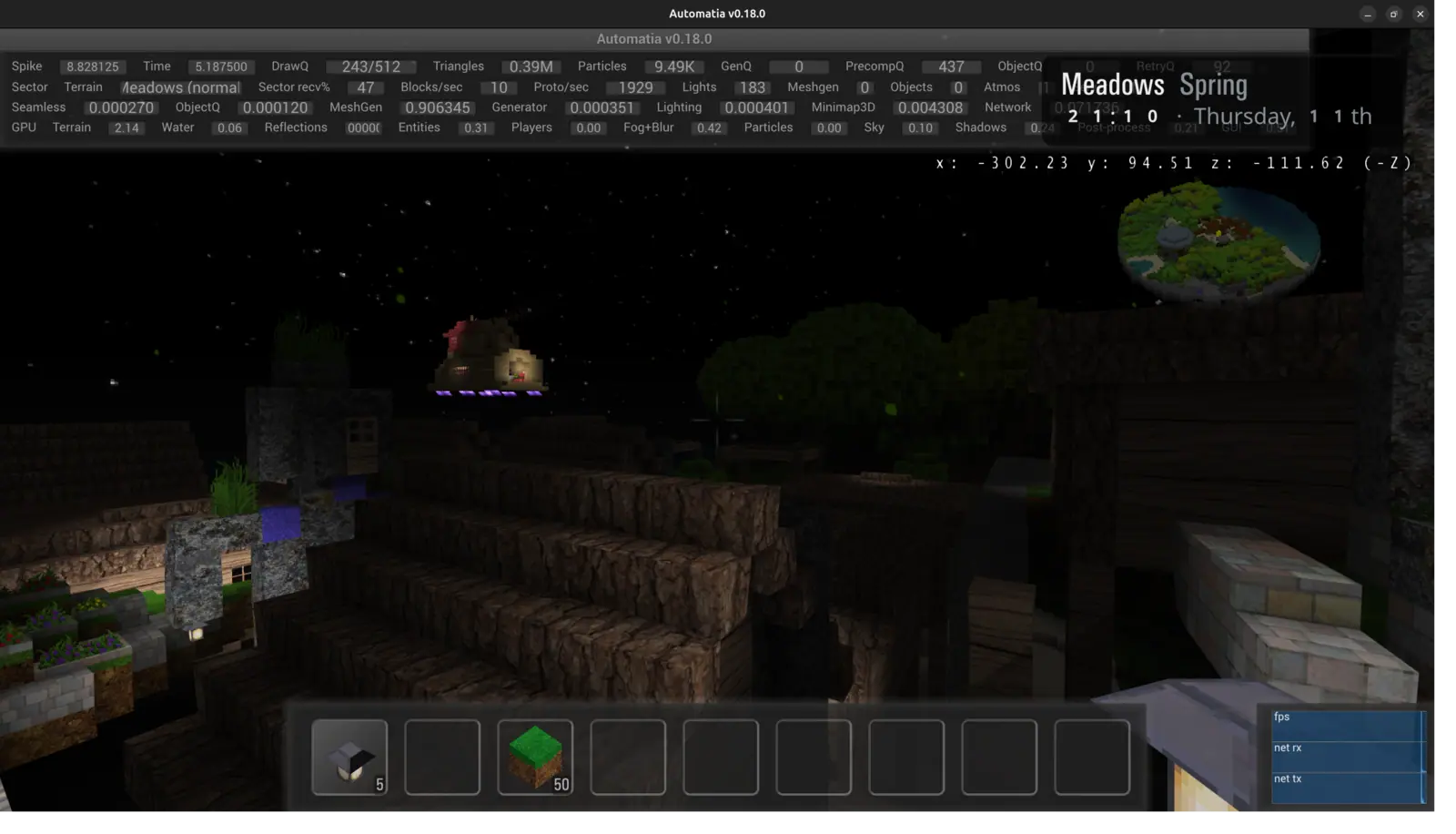 Automatia screenshot: Rendering scale
