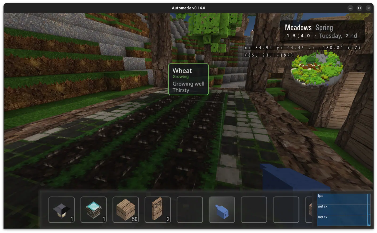Automatia screenshot: Farming